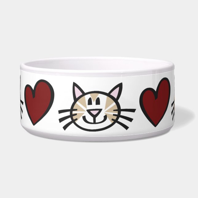Écuelle Kitty Love Pet Feed Bowl (Devant)