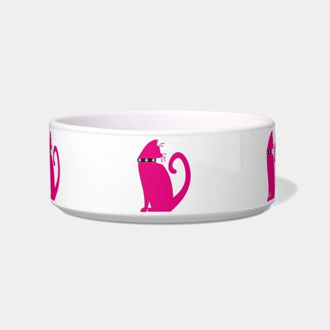 Écuelle La cuvette de Kitty de délivrance du Meow du chat (Devant)