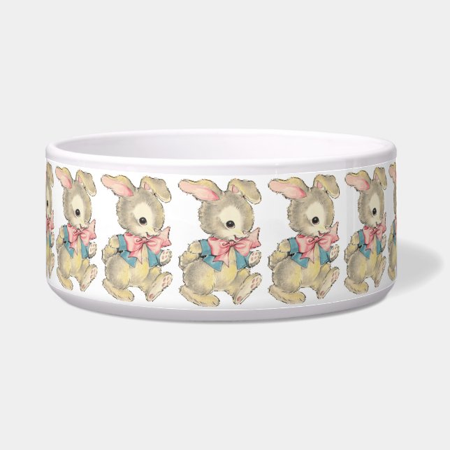 Écuelle Lapin de Pâques vintage (Devant)