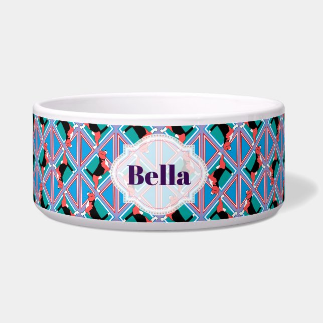 Écuelle Large Custom Pet Bowl – Beagle Dog Edition (Devant)