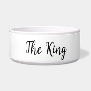 Écuelle Le bol en céramique pour animaux The King