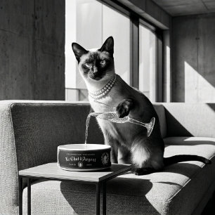 Écuelle Le Chat d'Argent Édition Noir Céramique Personnali