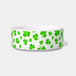 Écuelle Le jour de St Patrick chanceux de chien du nom
