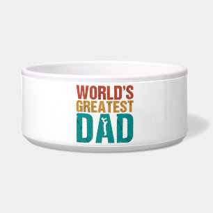 Écuelle Le plus grand papa Retro Grunge Design du monde