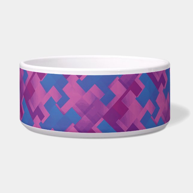 Écuelle Le puzzle rapièce la cuvette d'animal familier de (Gauche)