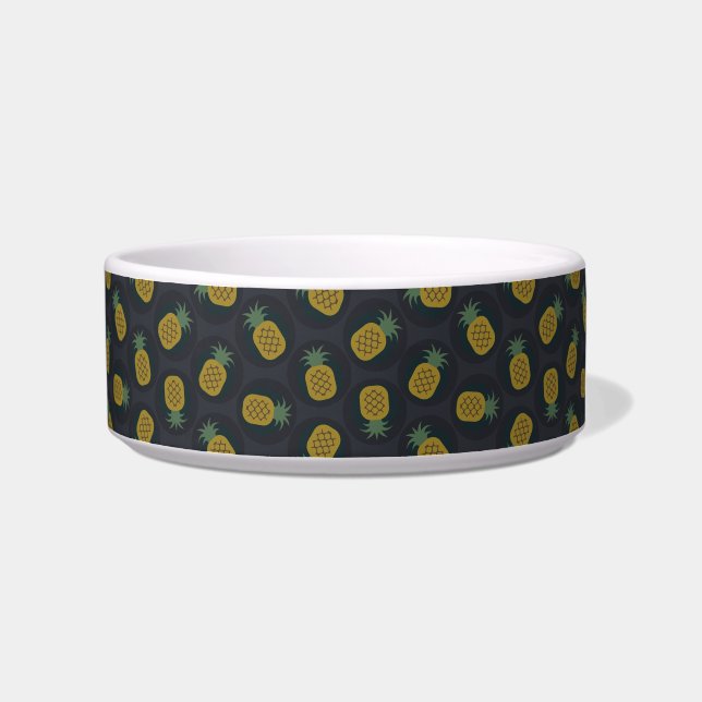 Écuelle Le rétro ananas noir d'or modèle le monogramme (Droite)