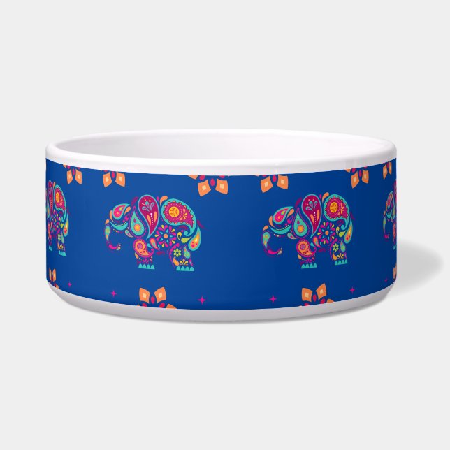 Écuelle l'éléphant indien Diwali mandala (Devant)