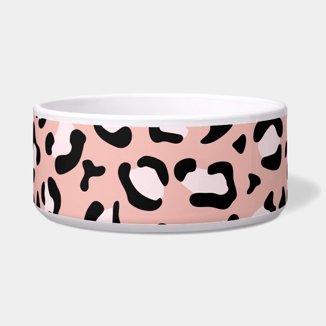 Écuelle Léopard Print, Léopard Spots, Rose Léopard (Devant)