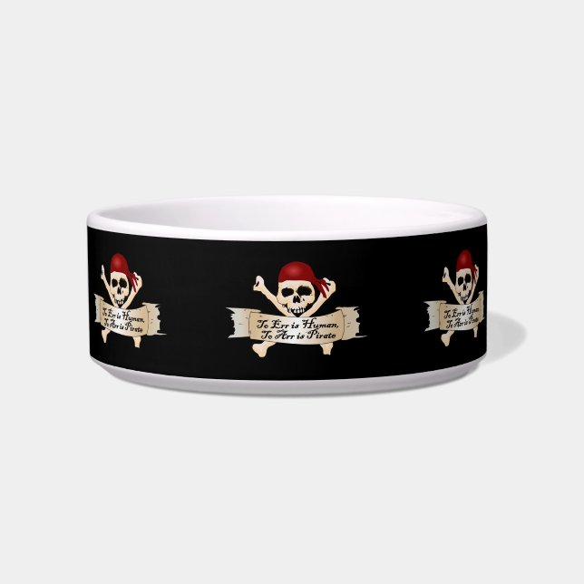 Écuelle L'erreur est humaine, à Arr est le pirate (Devant)