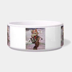 Écuelle Les poissons sautent