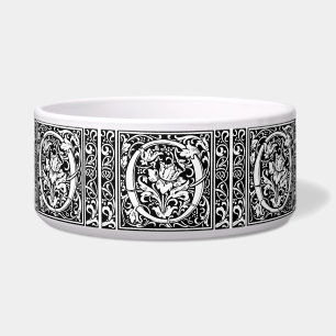 Écuelle Lettre O Monogramme Médiéval Art Nouveau