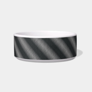 Écuelle Lignes de gris noir et blanc ultra minces