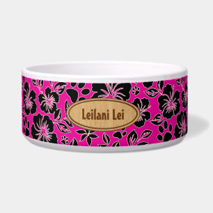 Écuelle Lilikoi Paw Hibiscus hawaïen Monogram Fuchsia
