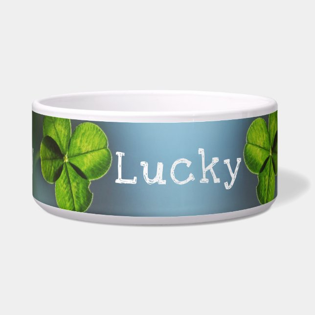 Écuelle Lucky Green Four Leaf Clover (Droite)