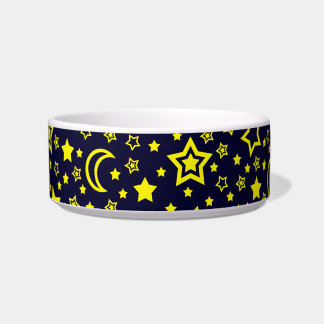 Écuelle Lune et cuvette d'étoiles (petit chien)