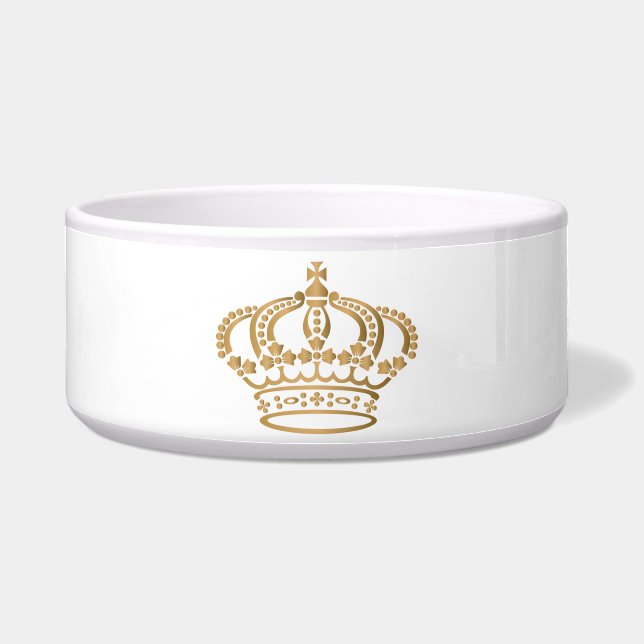 Écuelle Luxueux Gold Crown (Devant)