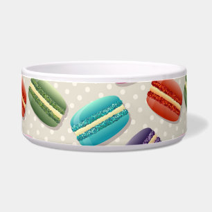 Écuelle macarons chat nourriture bol