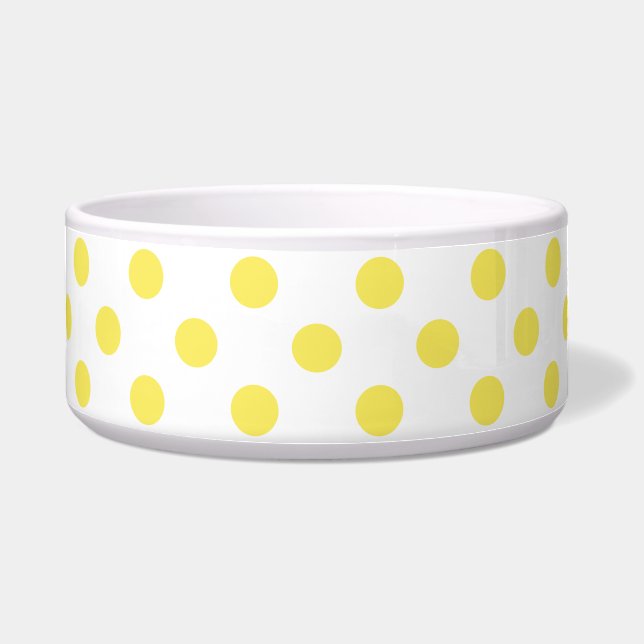Écuelle Maïs Cercles Pois Jaunes (Devant)