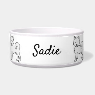 Écuelle Malamute d'Alaska blanc Chiens de dessin animé & N