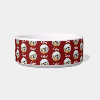 Écuelle Malshi Maroon Dog Bowl