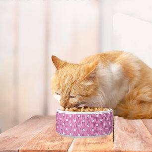 Écuelle Mangeoire Rose pour Animaux Domestiques Dotty Deli