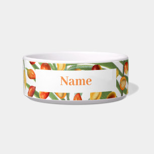 Écuelle Mango vintage et verdure Motif de fruits d'été