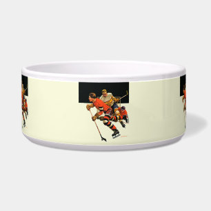 Écuelle Match de hockey sur glace