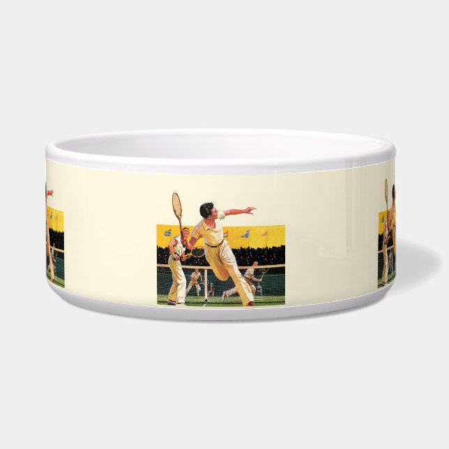 Écuelle Match de tennis de doubles (Devant)