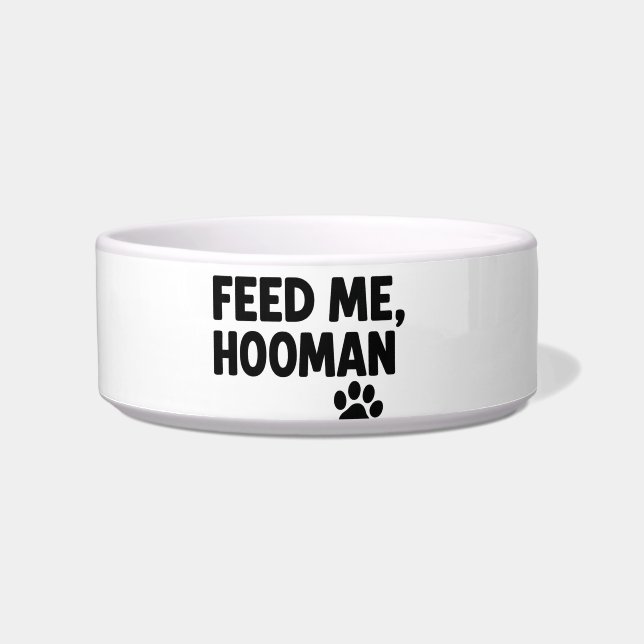 Écuelle Me nourrir, Hooman (Devant)