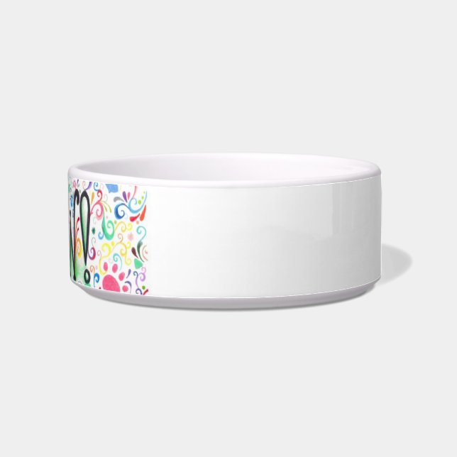 Écuelle Meow ! Cuvette de chat (Meow simple !) (Droite)