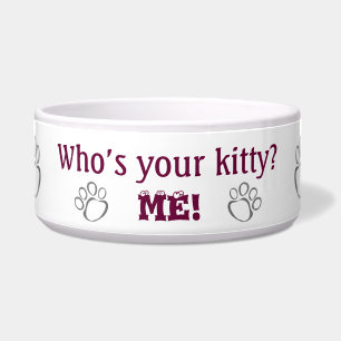 Écuelle Mignon Qui est votre chat