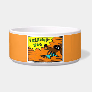 Écuelle Milieu TAEKWON-DOG Pet Bowl - Orange