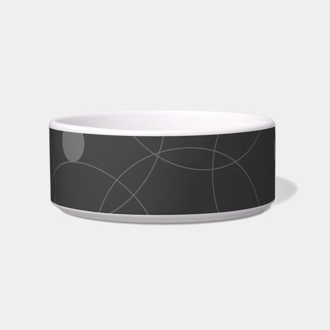 Écuelle Moderne, simple, ludique, amusant motif de cercles (Devant)