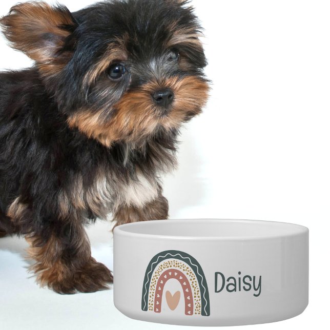 Écuelle Monogramme arc-en-ciel bohème Alimentation pour an (Créateur téléchargé)