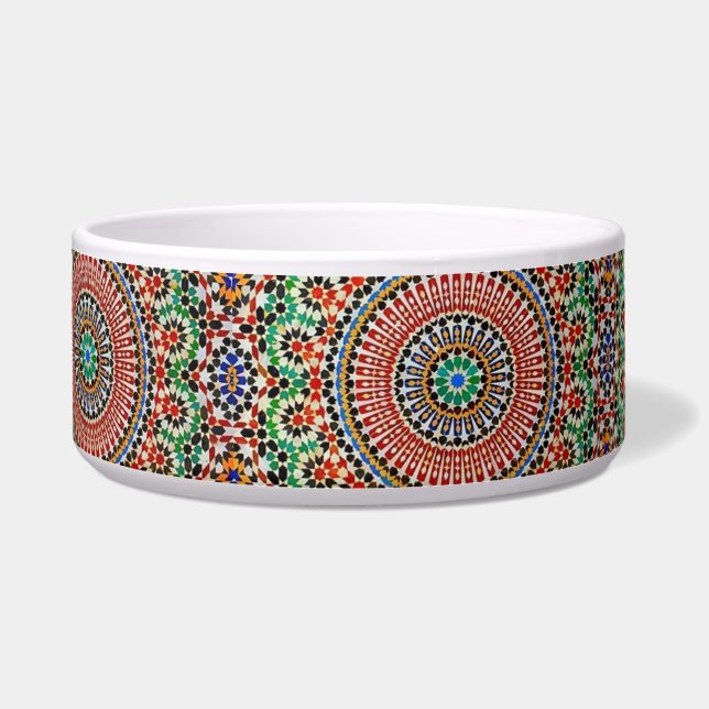 Écuelle Moroccan Geometric Pattern  (Devant)