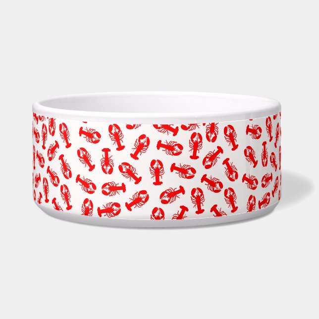 Écuelle Motif animal de homard rouge mignon (Devant)