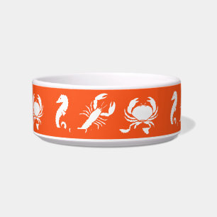 Écuelle Motif d'animaux marins nautiques homard crabe hipp