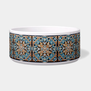 Écuelle Motif de carreaux floraux faux céramique