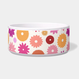 Écuelle Motif de fleurs colorées