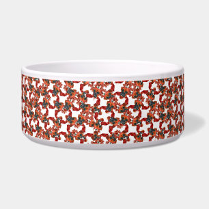 Écuelle Motif de nom de Noël de Boxer drôle
