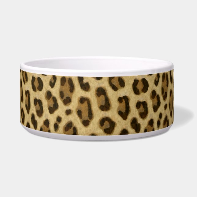 Écuelle Motif de peau Poster de animal léopard (Devant)
