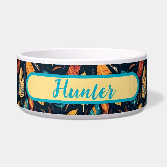 Écuelle Motif de plume de style sud-ouest amérindien (Devant)