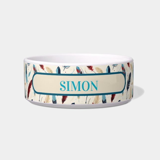 Écuelle Motif de plume de style sud-ouest amérindien (Devant)