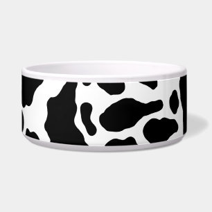 Écuelle Motif de Poster de animal de points de vache noir