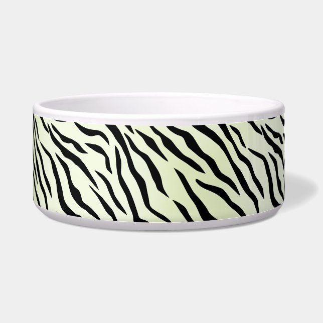 Écuelle Motif de tigre blanc sauvage moderne (Devant)