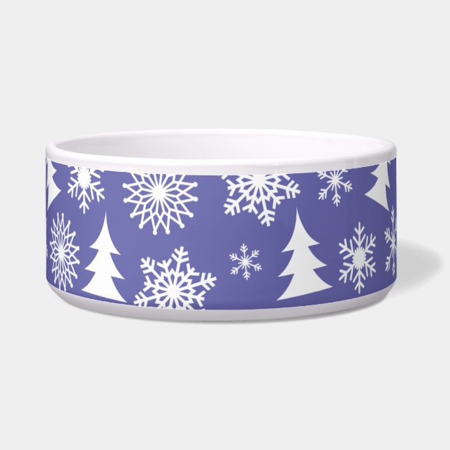 Écuelle Motif des flocons de neige et des pins (Gauche)