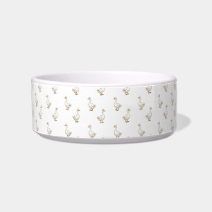 Écuelle Motif d'oie blanche mignonne