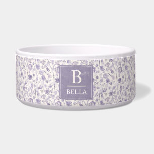 Écuelle Motif floral aquarelle lavande violet fleurs