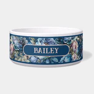 Écuelle Motif floral de pivoine bleue Nom de la fleur vint