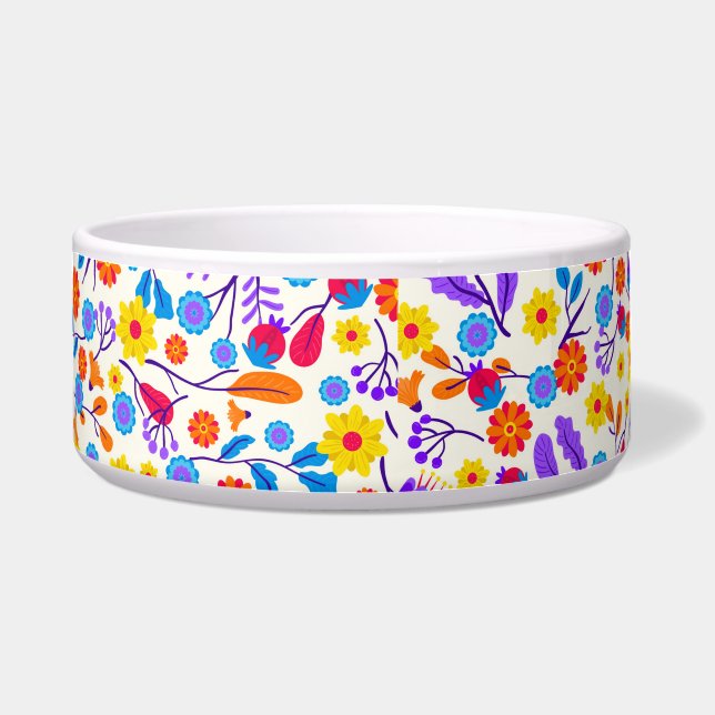 Écuelle Motif floral exotique coloré-23146 (Devant)